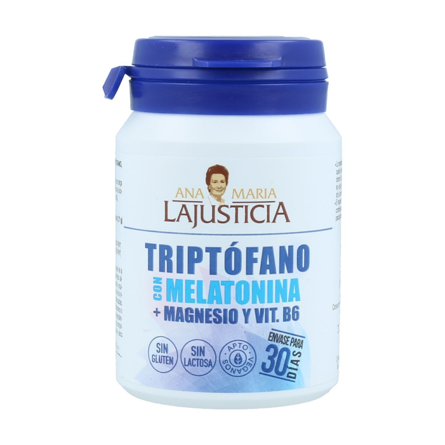 Triptófano con melatonina, magnesio y vitamina B6
60 comprimidos Ana Maria Lajusticia