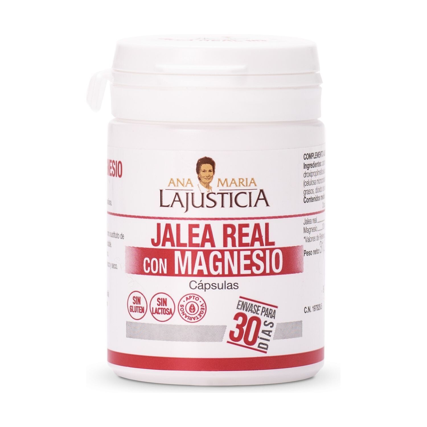 Jalea real con magnesio 60 cápsulas Ana María Lajusticia