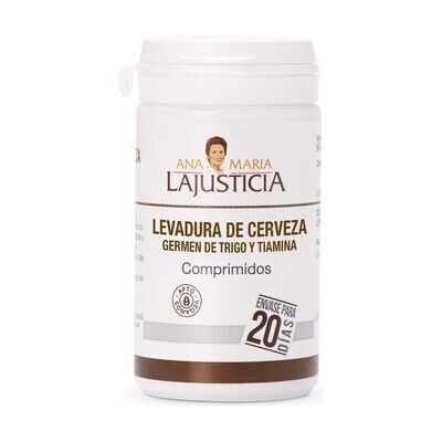 Levadura cerveza, germen trigo y tiamina (B1) 80 comprimidos Ana María Lajusticia