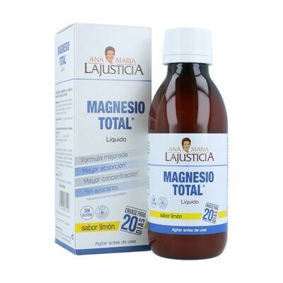 Magnesio Total Líquido 200 ml (Limón) Ana María Lajusticia