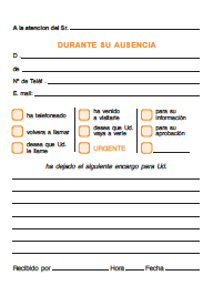 LLAMADAS TELEFONICAS 1/8 DUPL.AUT