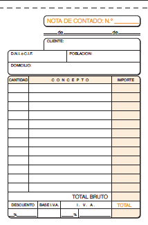 NOTAS CONTADO 1/8 NAT.DUPL.AUT.