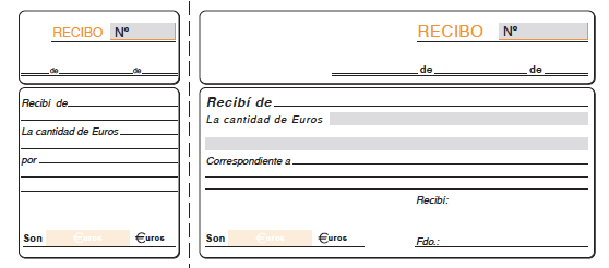 RECIBOS 3 DEL DOBLE FOLIO 2 TINTAS
