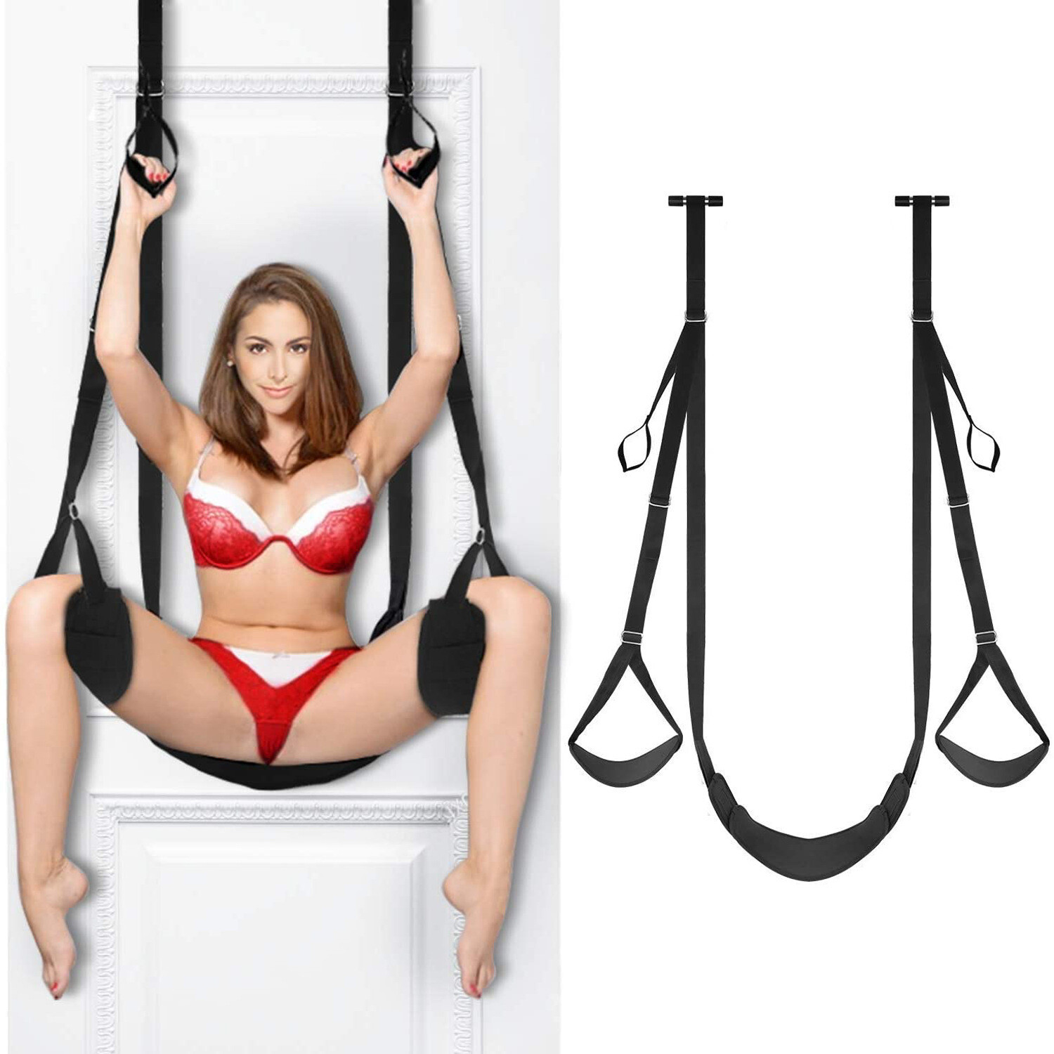 Sm Cross-border Amazon Love Door On Carmen Swing 2 Generation Cushion Bondage Split Leg Belt Swing Products