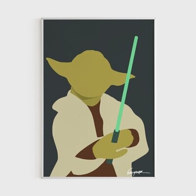 Ilustración Pequeño Yoda