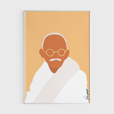 Ilustración Gandhi