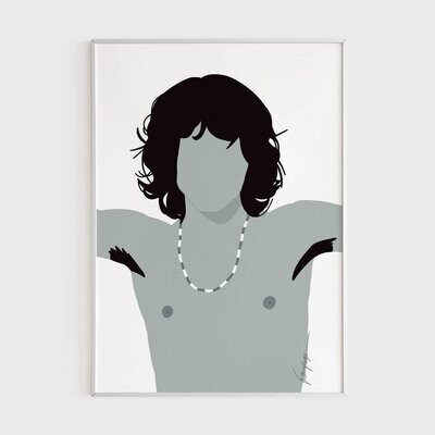Ilustración Jim Morrison