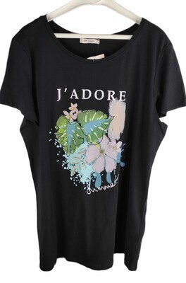 T-shirt Orsay J'ador in cotone colore nero  tg: M