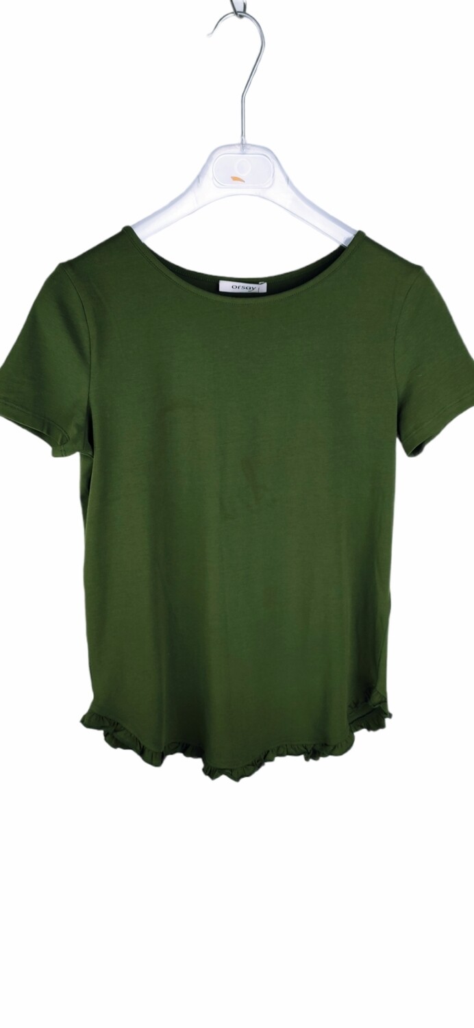 T-shirt colore verde militare Taglia XS