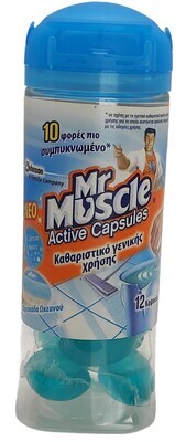 CAPSULE  LAVA PAVIMENTO  Mr.  Muscle 12 pezzi da 4 ml