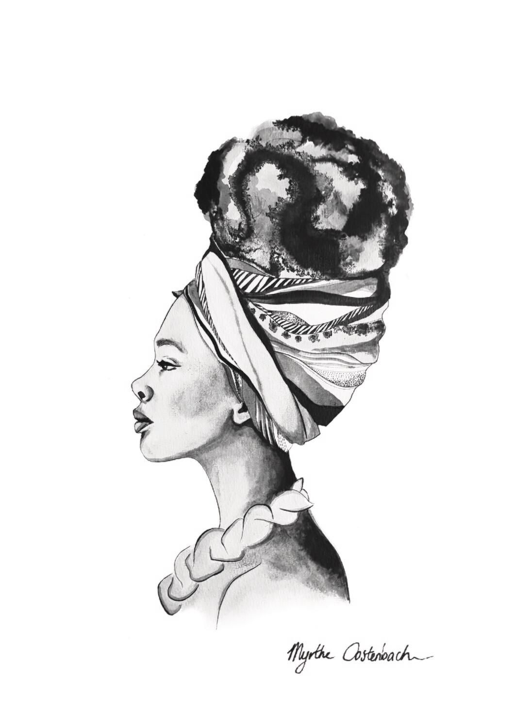 Print African Queen