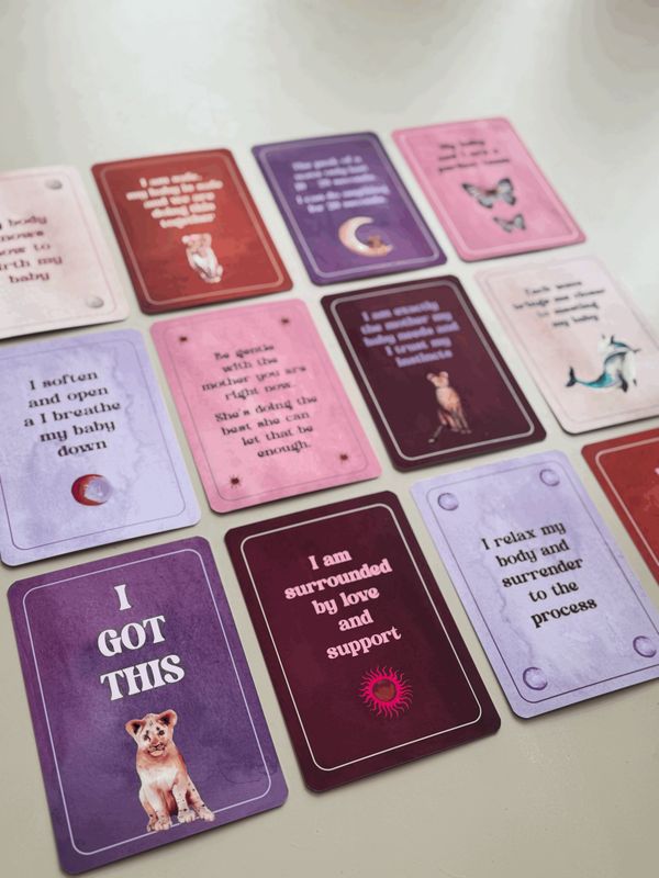 Affirmatiekaarten rondom geboorte & moederschap (set van 12)