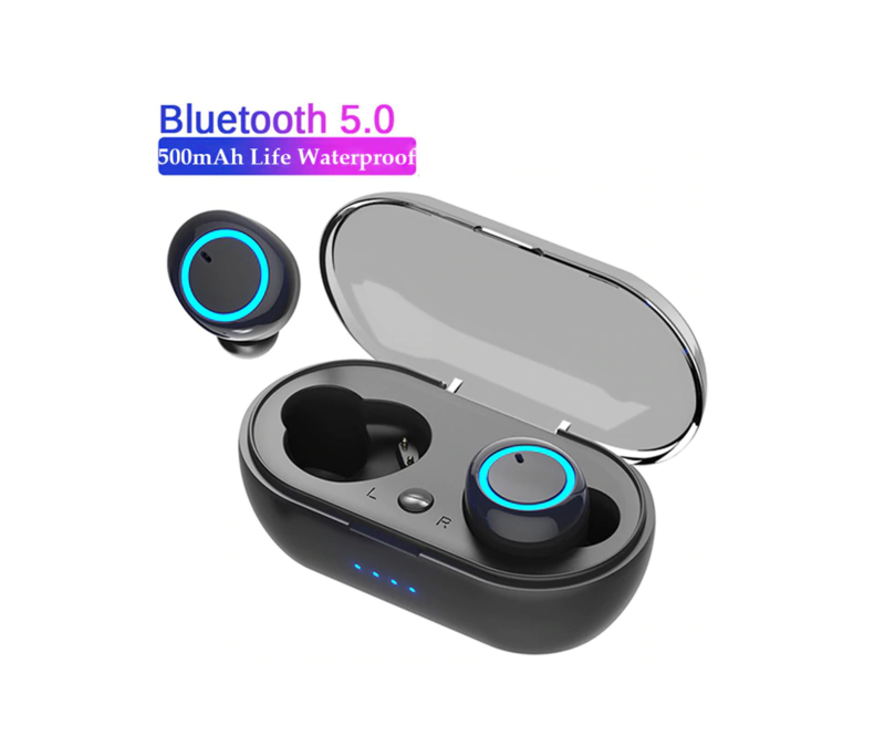 D10 Noise Cancelling Bluetooth Earphones (BLACK)