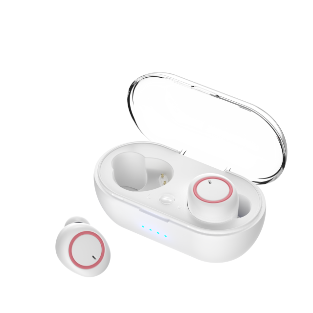 D10 Noise Cancelling Bluetooth Earphones (WHITE)