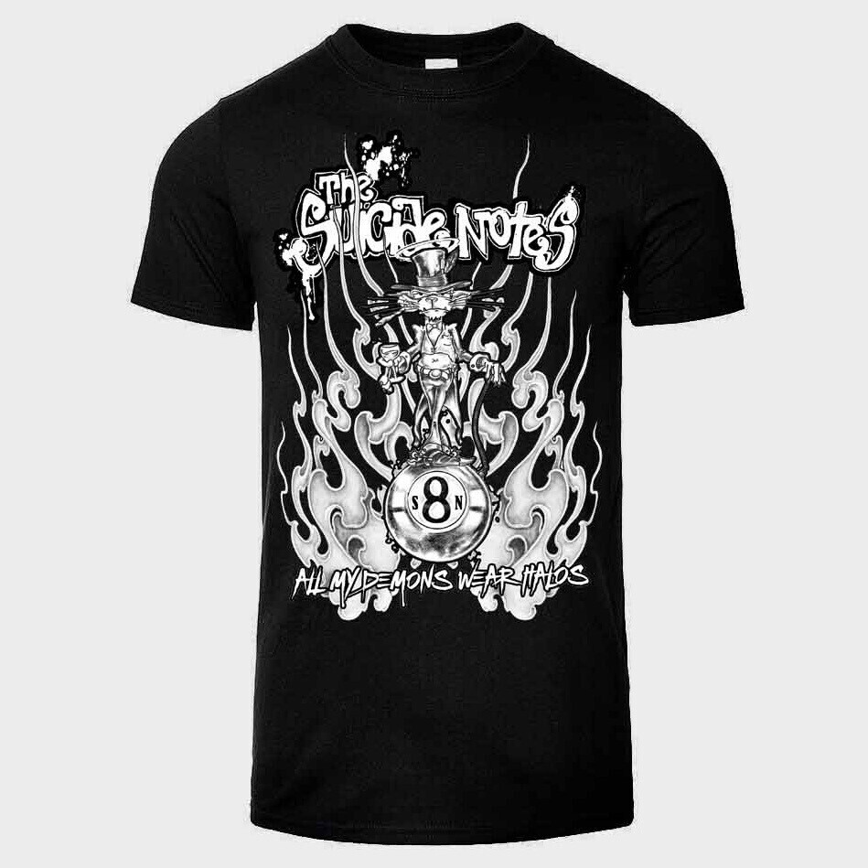 All My Demons Wear Halos - the limited edition Suicide Kat T-Shirt