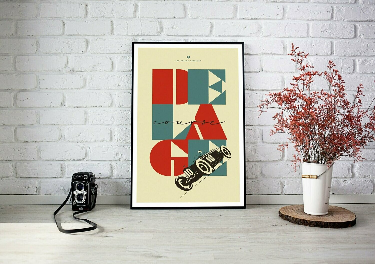 Affiche A4 Delage Course