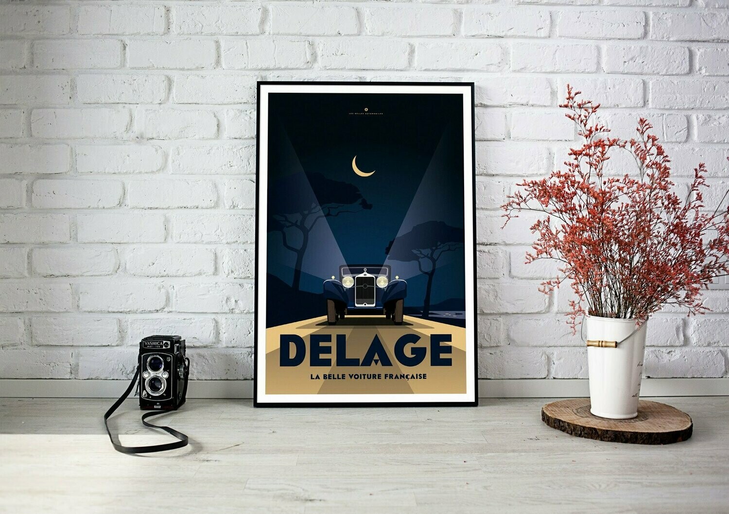 Affiche A4 Delage D8
