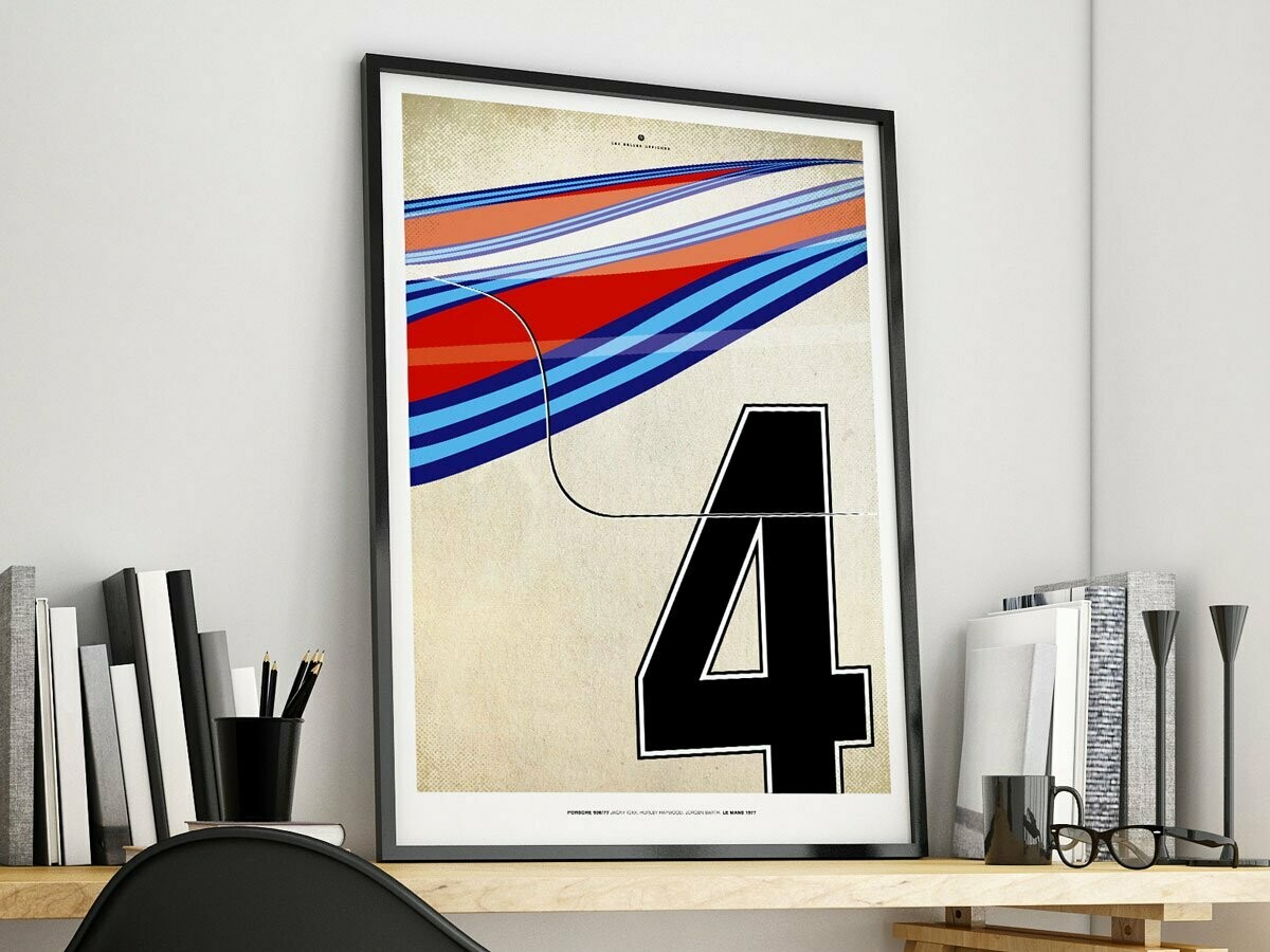 Affiche Porsche 936