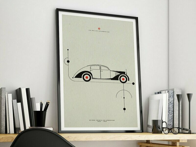 Affiche Voiture Voisin C25