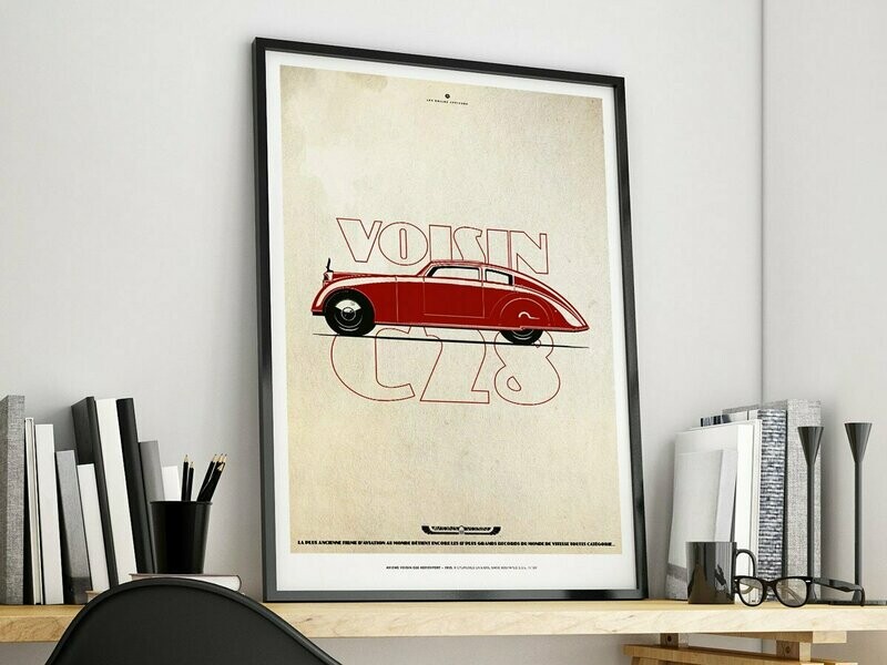 Affiche Auto Voisin C28