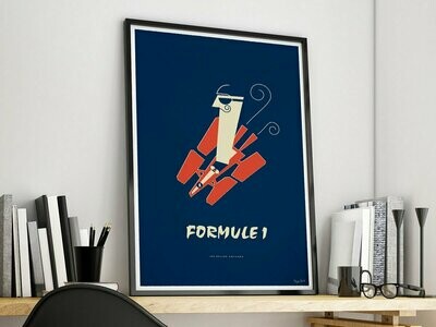 Affiche Formule 1 Gentlemen Driver