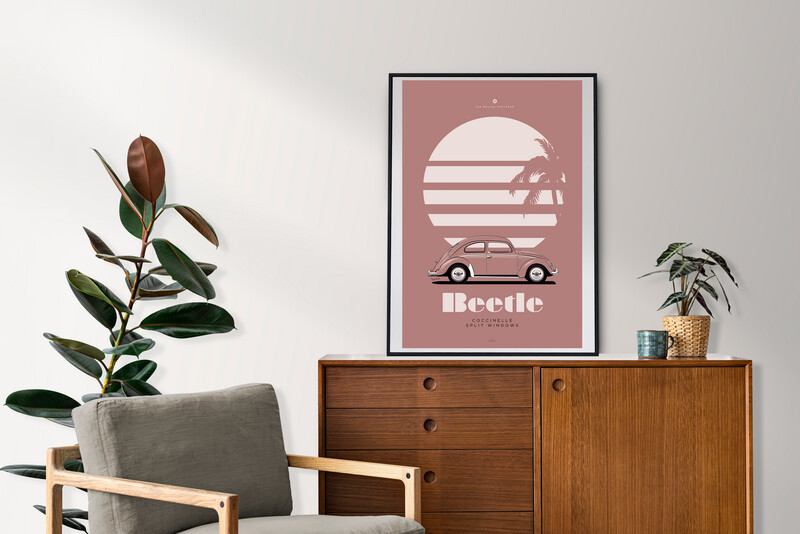 Affiche Volkswagen Coccinelle