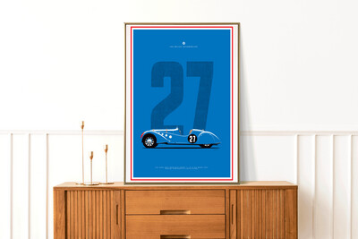 Affiche Peugeot 402 Darl'mat