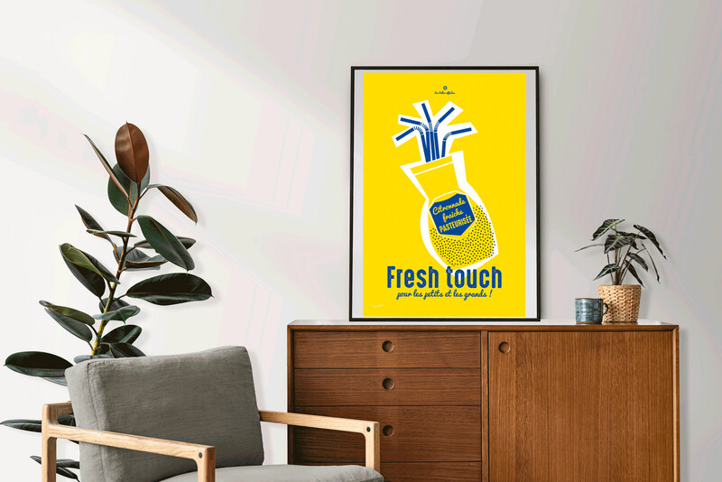 Affiche Publicitaire  Vintage Citronnade