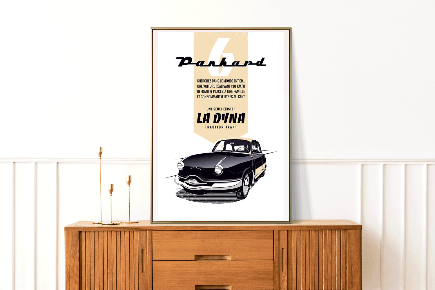 Affiche Panhard Dyna
