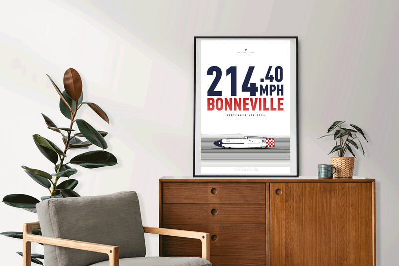 Affiche Moto Bonneville