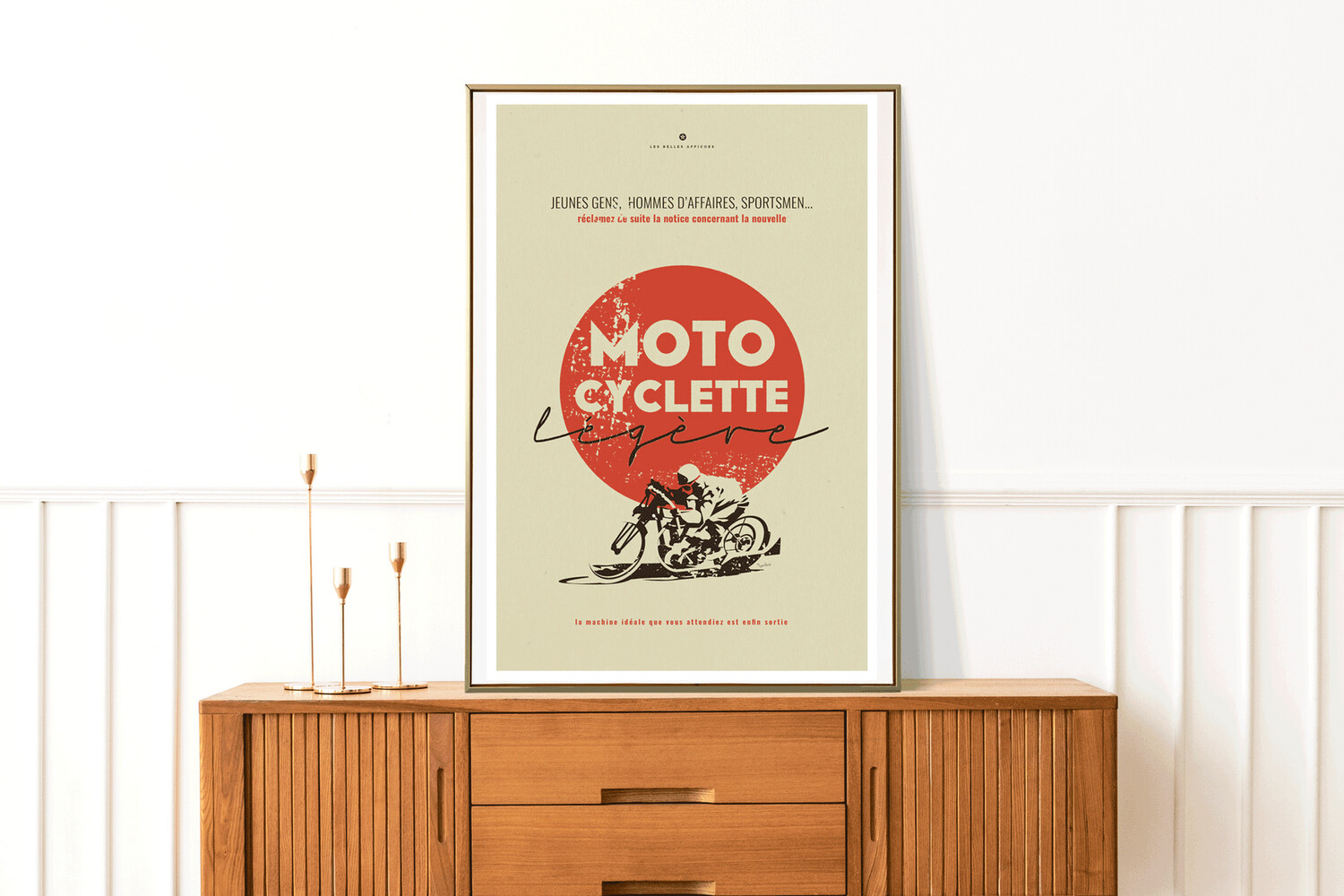 Affiche Motocyclette Légère