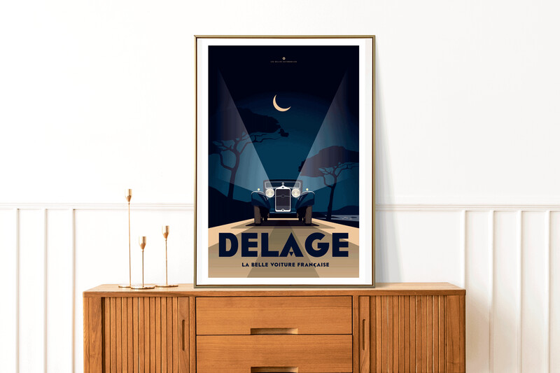 Affiche Delage Côte d'Azur