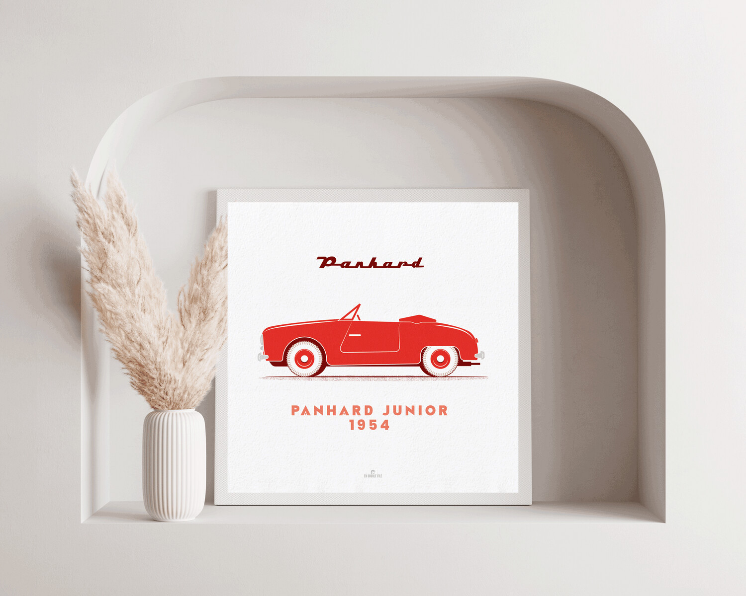 Affiche Panhard Junior Rouge