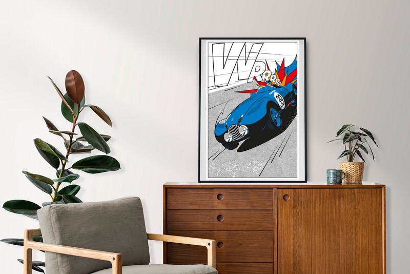 Affiche Simca Gordini