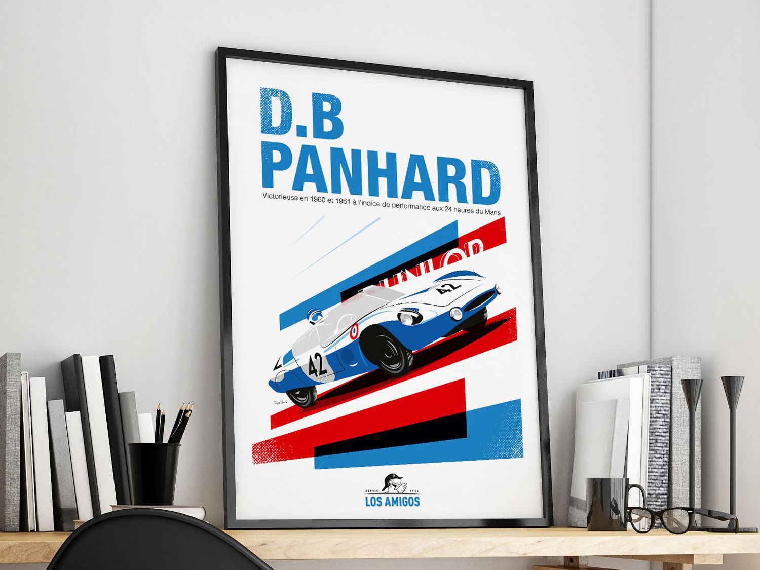 Affiche A4 DB Panhard Le Mans