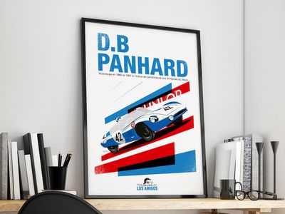 Affiche A4 DB Panhard Le Mans