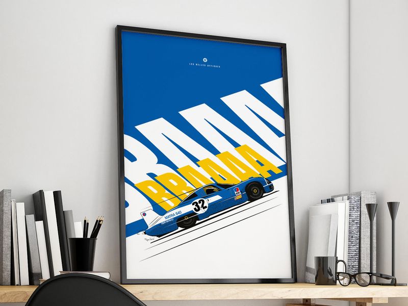 Affiche A4 Matra Pescarolo