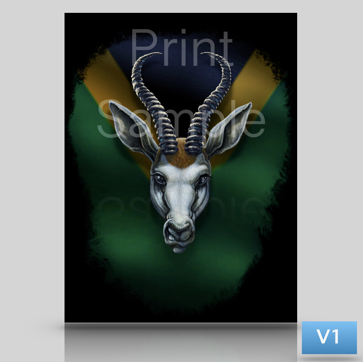 Springbok SA - Archival Quality prints - Choose from 2 versions
