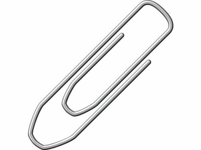 Paperclips Alco 32mm hoekig verzinkt doos 75st.
