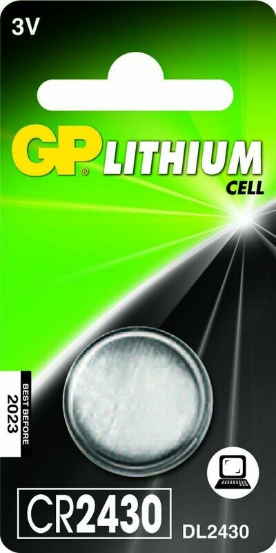GP Lithium knoopcel CR2430, blister 1