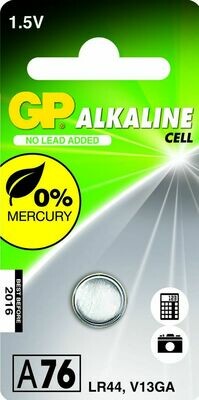 GP Alkaline knoopcel 76A blister 1