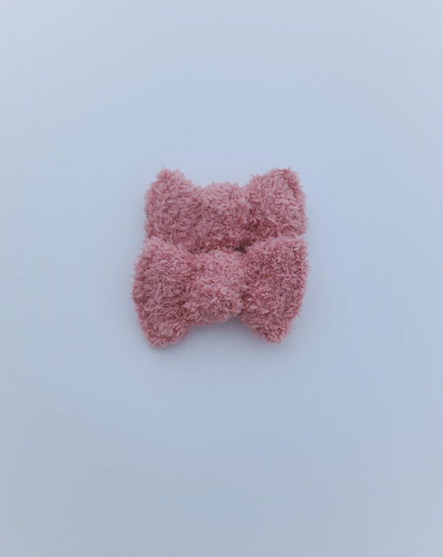 Hairclip Set Fluffy Pink