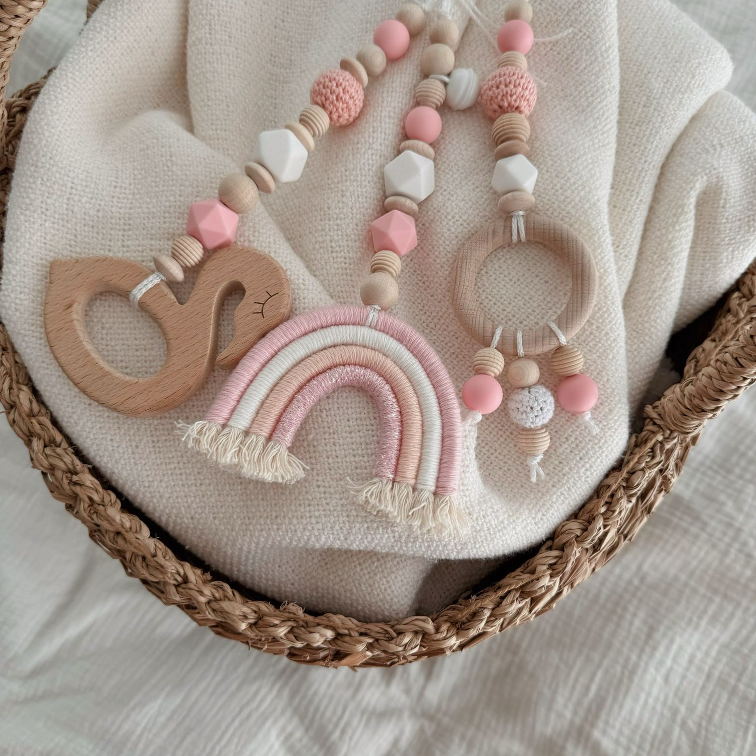 Spielbogen Anhänger Set - Flamingo
