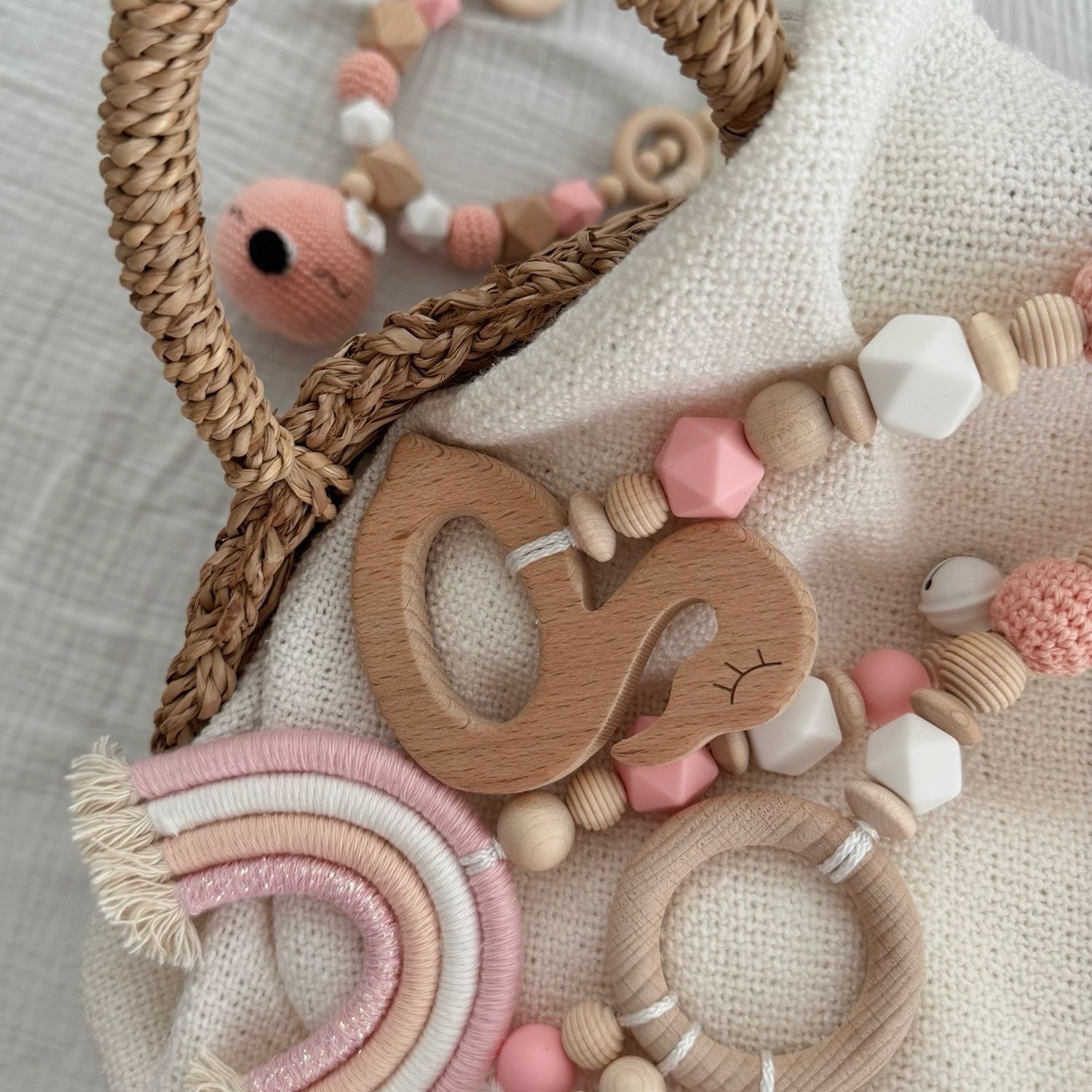 Spielbogen Anhänger Set - Flamingo