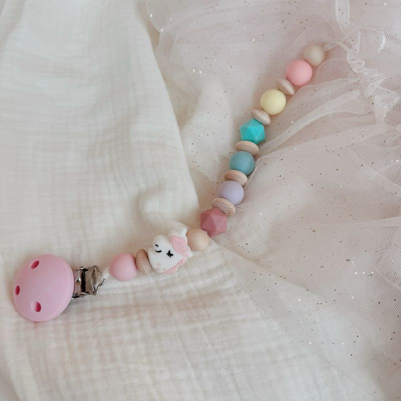 Schnullerkette Einhorn