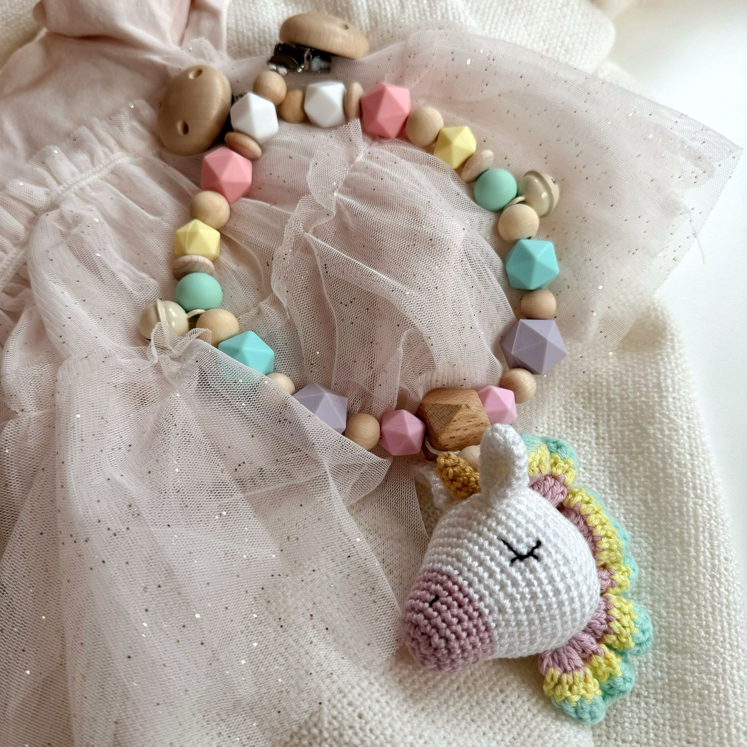Kinderwagenkette Einhorn