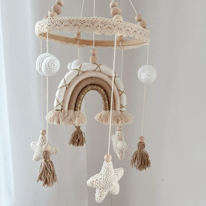 Makramee Mobile Sparkle Sand