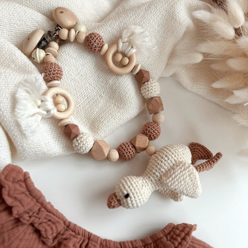 Boho Kinderwagenkette Goose