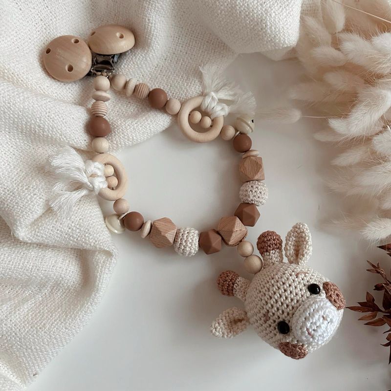Boho Kinderwagenkette Giraffe