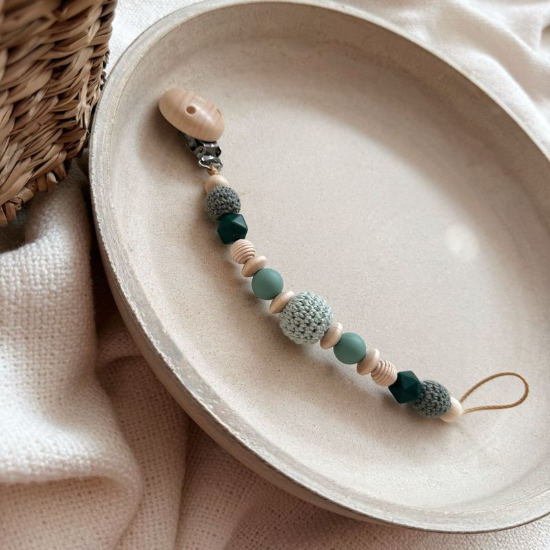 Schnullerkette Dusty Sage